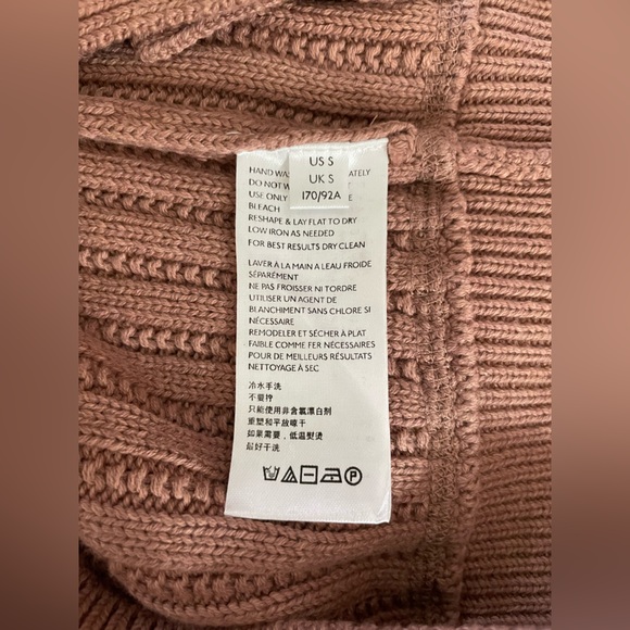 NWT FREE PEOPLE ALL YOURS CARDI SIZE SMALL MAUVE CARDIGAN SWEATER - Picture 7 of 7